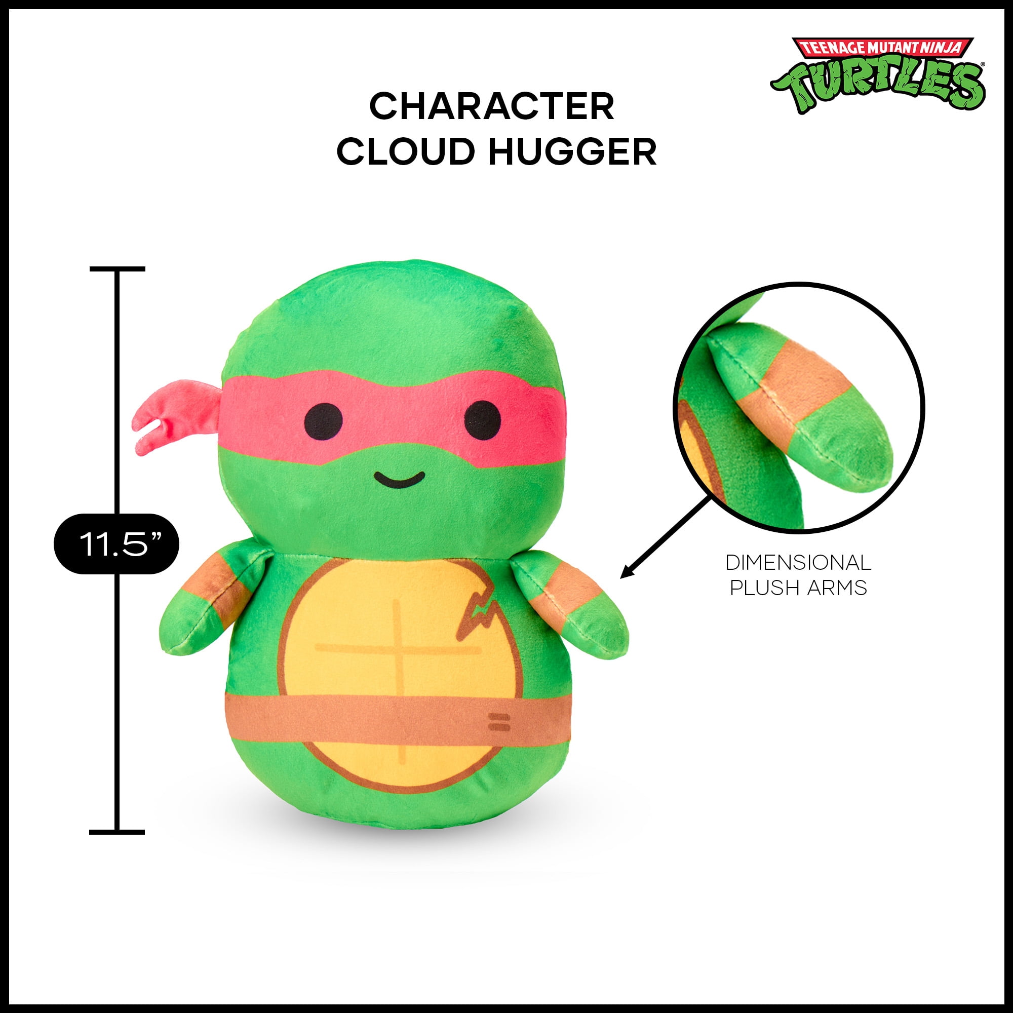 Nickelodeon Teenage Mutant Ninja Turtles Soft Cloud Hugger Pillow, Kids Entertainment