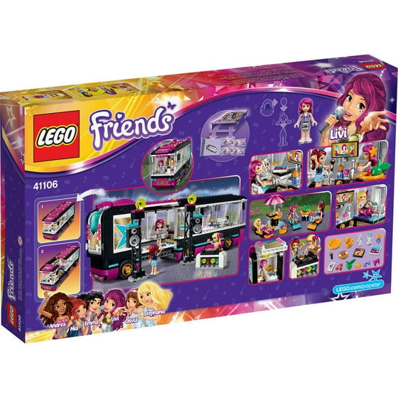 Lego Friends Pop Star Tour Bus 41106 Walmartcom