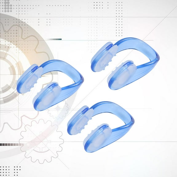 PBPBOX 3pcs Nose Plug for Swimming Silicone Accessories for Adults Pool Use Blue