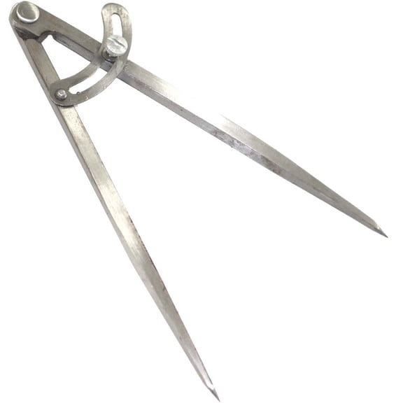 HAWK 8 Inch Winged Compass with Sharp Pointed Tips - TZ4508K-WING