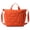 Orange color, variant on Down Bag For Women, Spring New Korean Version, Solid Color, Large Capacity Tote Bag, Casual Solid Color Crossbody Bag, Trendy