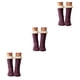 thumbnail image 4 of sweethay 4 Uds calcetines altos hasta el muslo de invierno JK Cosplay sobre la rodilla calcetín cálido botas medias mujeres calcetines hasta Type1 NO1, 4 of 6