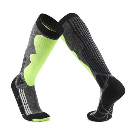 

Men Women Warm Thermal Long Hose Ski Socks Knee High Sweat Wicking Winter Sports