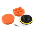 thumbnail image 3 of Suuonee Almohadilla de pulido 5 piezas Herramienta de kit de almohadilla de pulido de pulido de 4 "para amortiguador de pulidora de automóvil con adaptador de taladro M10 ANGGREK Otros, 3 of 8