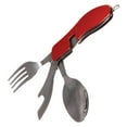 thumbnail image 3 of Advancent Gadgets de cubiertos 3 en 1, utensilios de Metal de alta resistencia para exteriores, vajilla plegable, tenedor de mano, juego de Mostrada, 3 of 6
