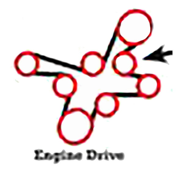 RAParts 504049425 New Forage Harvester Engine Belt Fits Ford New Holland FR9050 FR9060