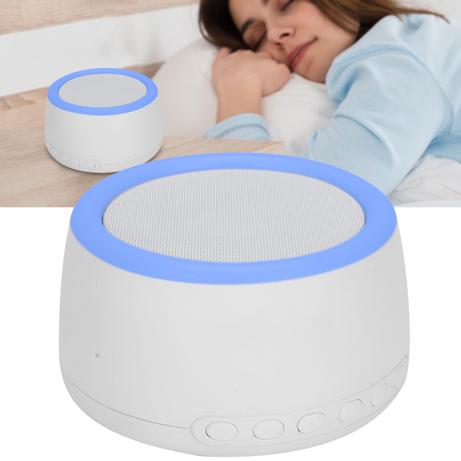 Fdit White Noise Sound Machine Rain Wind Soothing Sounds Therapy
