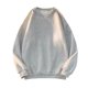 thumbnail image 2 of Blusas y camisas de manga larga con cuello redondo para hombre, jersey de talla grande, color liso, cuello redondo, informal, de manga larga, de poliéster., 2 of 4