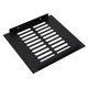 thumbnail image 3 of 150mm Aluminium Rectangular Cabinet Wardrobe Air Vent Grille Ventilation-Cover For Air Conditioner Cabinet Grille Black Cover, 3 of 11