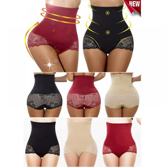 2021 Plus Size Sexy Women's Shaper Underwear Booty Lifter Ladies' Cotton Slim Control Body Shaper Waist Trainer Briefs Hip-up Abdomen Training Panties