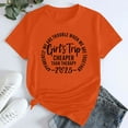 thumbnail image 1 of T-Shirt à Manches Courtes pour Femmes Seductiva en Liquidation, T-Shirt de Voyage pour Filles 2025, Mode Féminine, Col Rond, Manches Courtes Décontractées, 1 of 5