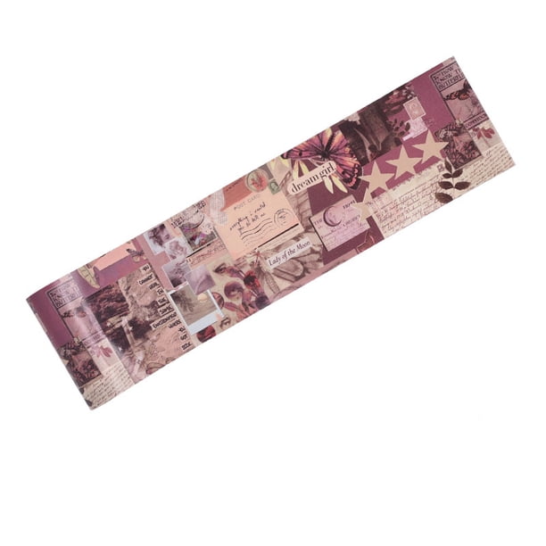 Cinta Washi Cinta adhesiva creativa Washi Tape vintage para álbumes de recortes (Greenview Messenger) Tmvgtek Libre de BPA