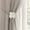 White/gold, variant on Magnetic Water Lily Curtain Tieback – Resin Floral Design, Strong Magnetic Closure, No Installation Required – Graphite