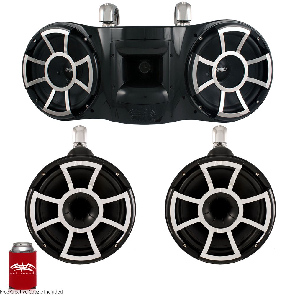 Wet Sounds REV 3SOME A pair of REV10 Tower Speakers & A REV410 Dual