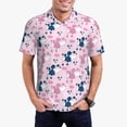 thumbnail image 1 of Balery Cartoon Poodle Dog Camisa Polo de Hombre con Estampado, de Manga Corta y Tejido Medio, Camisa Tipo Golf Polo-XX-Large, 1 of 6