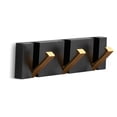 thumbnail image 1 of Hooks Sin taladro Montado en la pared Rack Rack Noxing Chaquetas Organizador Aluminio Antideslizante Sin resbalón Soporte de colgante Sala de estar Negro Oro 3 Ganchos Speravity HA010064-03B, 1 of 6