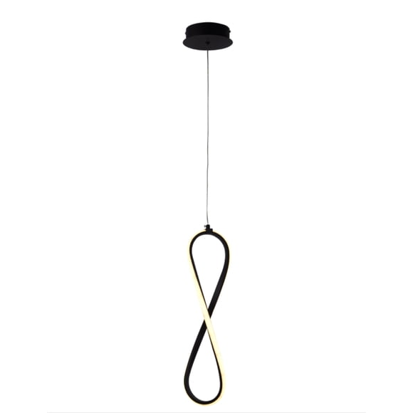 Candil Estela Negro Iluminacion Luz Vic Lampara colgante