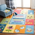 thumbnail image 3 of SAFAVIEH Kids Play House Clarette Calendar Area Rug, Blue/Green, 3'3" x 5'3", 3 of 12