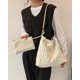 thumbnail image 2 of LHSHID Women’s Drawstring Bucket Bag Fashion Chain Crossbody Bag Pleated Vegan Leather Tote Handbags with Purse, 2 of 6