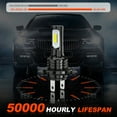 thumbnail image 4 of For Aprilia Shiver 750 900 LED Motorcycle Headlight Hi/Lo Beam 6000K White Bulbs, 4 of 11