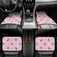 thumbnail image 7 of Yiaed Floral Strawberr Print Carpet Floor Mats for Cars, Auto Accessories Front & Rear Car Floor Mats Car Floor Foot Mat Sets of 4 Pieces, 7 of 7