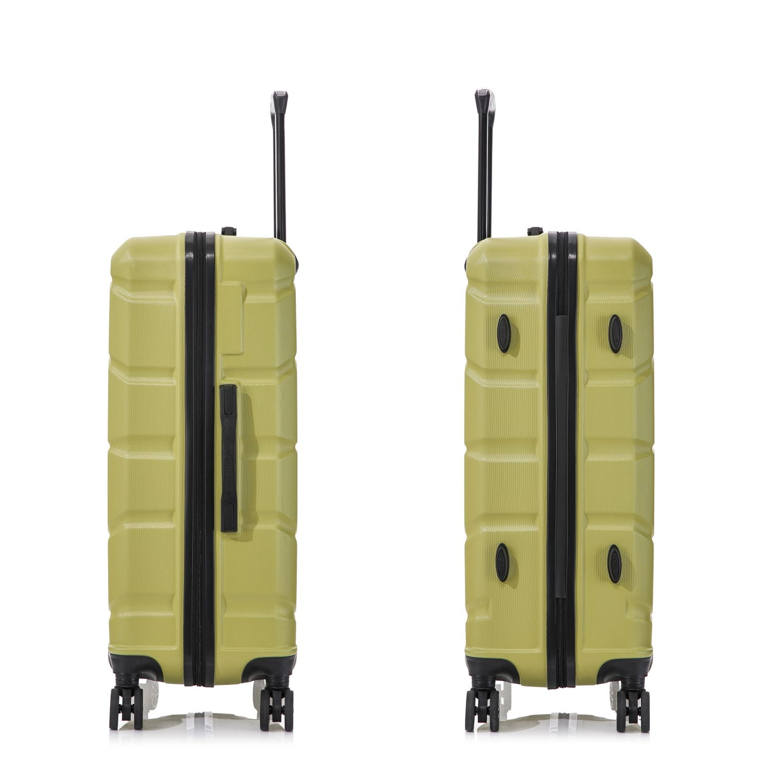 DUKAP SENSE 28" Hardside Lightweight Checked Luggage with Spinner Wheels, Handle and Trolley, Green