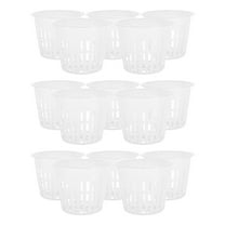 OUNONA 15Pcs Hydroponic Mesh Net Cups for Garden Vegetables Growing, Plant Nursery Pots for Hydroponics