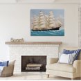 thumbnail image 3 of Stupell Industries Nautical Ship Sailing Transportation Painting Gallery Wrapped Canvas Print Wall Art, 48 x 36, 3 of 8