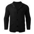 thumbnail image 4 of Kureaily Mens Autumn And Winter Slim Stand Collar Knitted Cardigan Coat Loose Fashion, 4 of 5