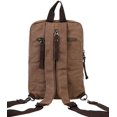 thumbnail image 3 of LHSHID Mini Canvas Backpacks Casual Strong Small Packback Daypack 181002 Brown, 3 of 6