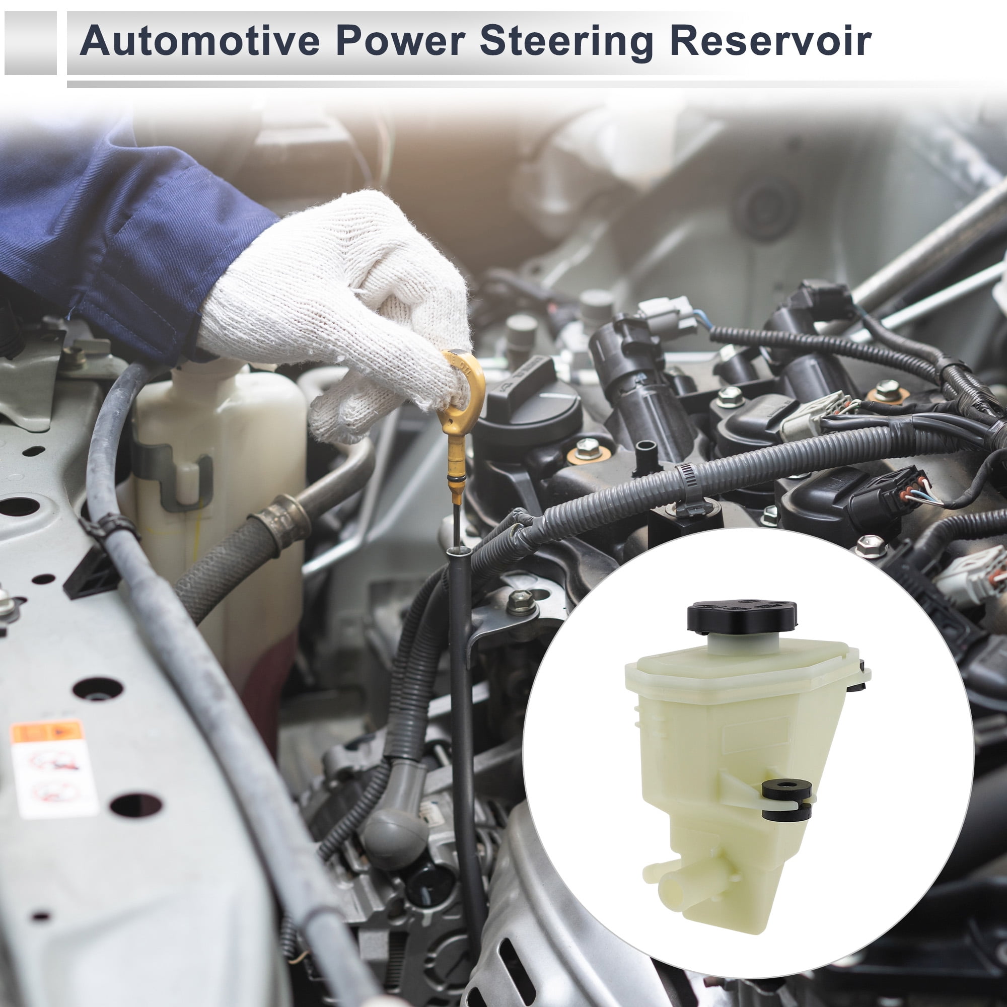Unique Bargains Power Steering Reservoir for Lincoln MKX 2007-2010