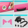 thumbnail image 2 of Inflatable Gymnastics Mat Air Track Tumbling Mat Kid/Home/Yoga/Floor/Cheerleading/Water with Electric Air Pump 10ft airtrack home gym gymnastics equipment yoga mat, 2 of 4