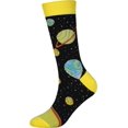 thumbnail image 4 of GHSDFBB Men's 2/4 Packs Fun Crazy Novelty Dress Crew Socks, 4 of 6
