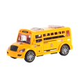 thumbnail image 2 of Kokiya Bus Toy Children Car Toy Inertia Car Vehicles, Pull Back Car for Kids Boys Girls Orange, 2 of 9