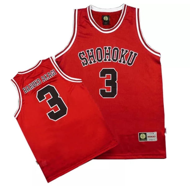 Camiseta del equipo de baloncesto escolar de Anime Shohoku, disfraz de Cosplay 1-15, camiseta Sakuragi Hanamichi Rukawa, uniforme deportivo Slam Dunk