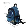 thumbnail image 3 of FORMRS School Backpack with Front Zippered Pocket 12" Student Travel Daypack, Floral Occean, 3 of 6