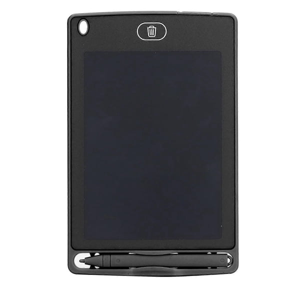 LCD Writing Tablet Environmental Friendly Portable Toddler Doodle Board With Pen for Kids Drawing Spelling Learning Black