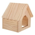 thumbnail image 1 of Cachette en Bois pour Hamster Maison Cachette pour Cochon d'Inde Maison pour Petit Animal Cabane en Bois Cachette en Bois pour Hamster Cabane pour Hamster Cachette, 1 of 9