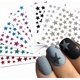 thumbnail image 1 of 10 Sheets Star Nail Art Stickers Decals Nail Art Supplies 3D Self-Adhesive Nail Slider Stars Stickers Glitter Stars Decoration Decal Tips Manicure, 1 of 4
