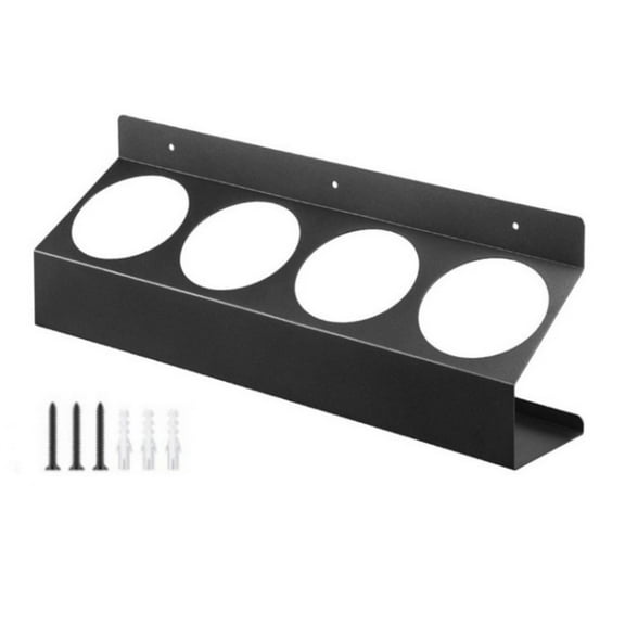 Wall Mounted Aerosol Can Holder Multipurpose Sprays Bottle Storage Rack for Garage and Trailer Metal Tool Shop Organizer
