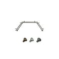 thumbnail image 2 of Adjustable Curtain Rods & Hardware Set - Telescoping Rods, Finials, Double Rod Option - Home Decor, 2 of 2