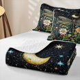 thumbnail image 4 of Homewish Boho Dragonfly Quilt King,Colorful Flower Floral King Coverlet Set,3 Pieces, 4 of 7