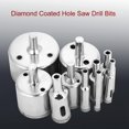 thumbnail image 4 of 10Pcs  Coated Core Drill Bit Set for Tile, Glass, Marble High Hardness, Water Lubrication, Premium Metal with  Coating, 4 of 8