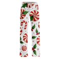 thumbnail image 3 of Satingcolo Women's Comfort Christmas Pajama Long Pants Casual Pj Bottoms for Women Drawstring Lounge Pants with Pockets, 3 of 4