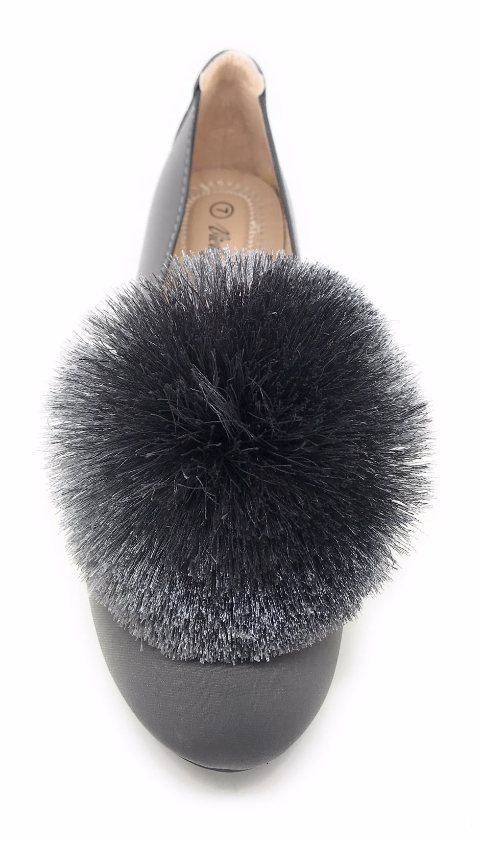 Victoria K Pom-Pom Ballerina Flats (Women)