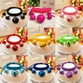 thumbnail image 3 of Flmtop Collier Collier Mignon Mode Ajustable en Nylon pour Chien Chiot Grandes Cloches Fournitures pour Animaux Jaune, 3 of 9