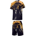 thumbnail image 2 of Game of Thrones Boys Short Sleeve T-Shirt And Shorts Outfit Set Activewear Mesh Short Set for Kids, 2 of 7