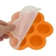 thumbnail image 5 of Molde de silicona para guardar comida de bebé, forma de huevo, bandeja para cubitos de hielo, 7 agujeros (naranja), 5 of 8