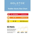 thumbnail image 2 of Goldtoe Edition Toddler No Show Half Cushion Socks with Tab, 2 of 6