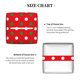 thumbnail image 5 of Fotbe White and Green Polka Dot Porta Pañuelos Decorativo de Cuero, Caja Cuadrada Moderna para Pañuelos Faciales, Organizador y Dispensador 5x5x5'', 5 of 7